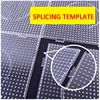 4PCS 2.6mm/5mm Fuse Beads Transparent Extra large Square Pegboards Ironing Beads Boards DIY Material Template Melting Beads Pegb 3