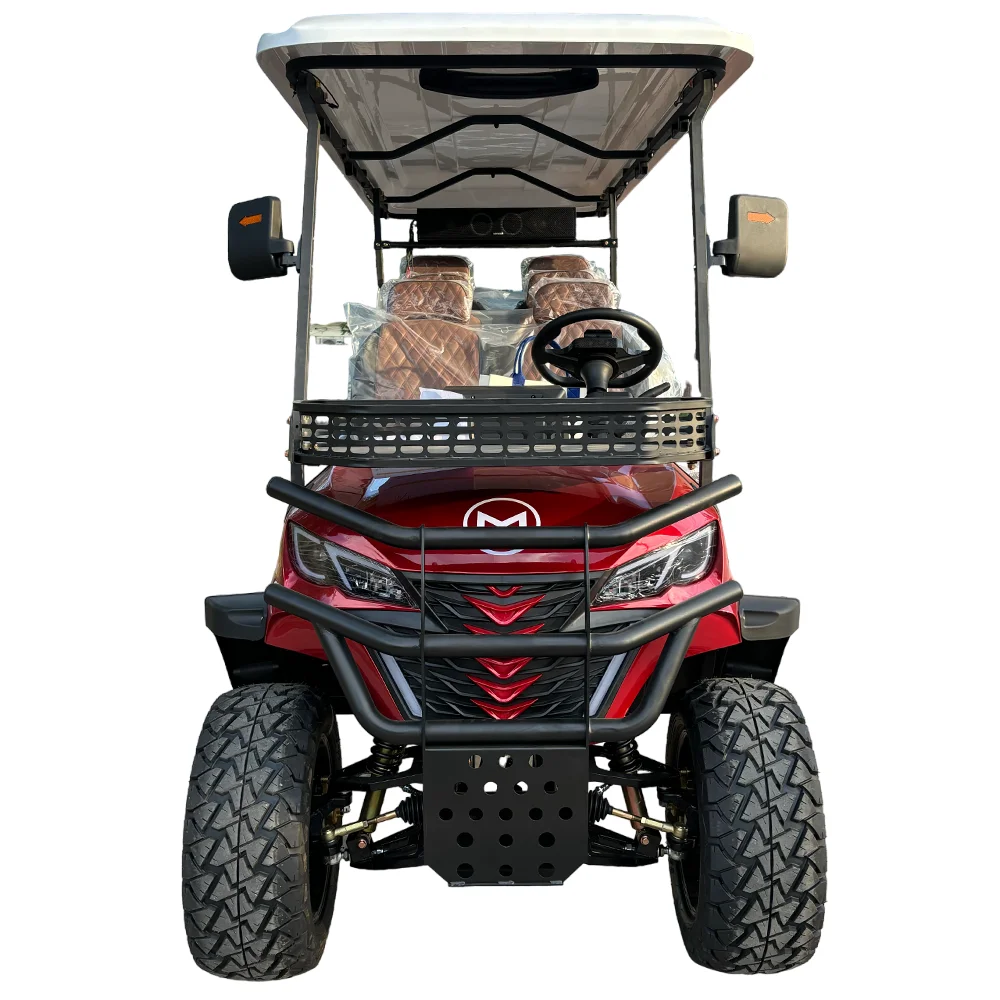 China Factory Price Street Legal Golf Cart 48V/5kw 45mph Speed Strong Power 6 Seater Off-Road Electric Golf Cart