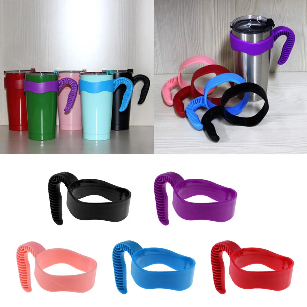 

Non-Slip Handle Holder For 20oz/30 oz Tumbler Mug Coffee Water Cup Bottles Accessories Fit Travel Portable Insulated Plastic