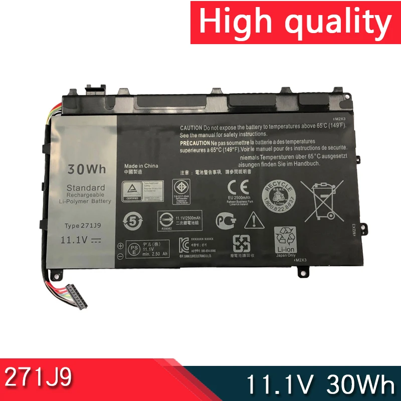 

NEW 271J9 11.1V 30Wh Laptop Battery For Dell Latitude 13 7000 7350 Series GWV47 0GWV47 YX81V