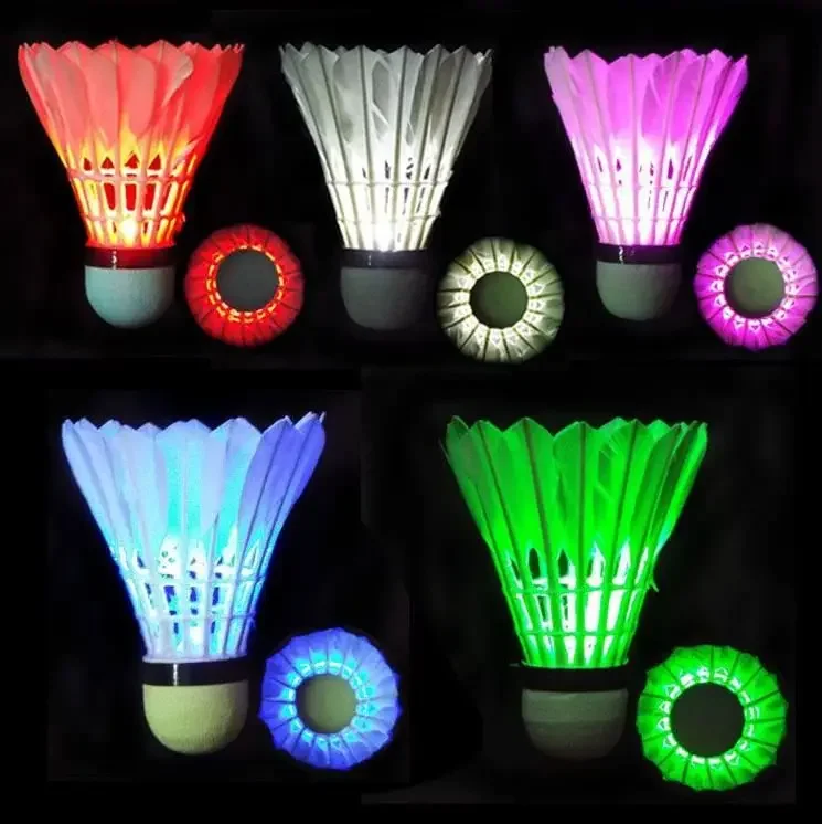 Outdoor LED Badminton Shuttlecocks 4 Pcs