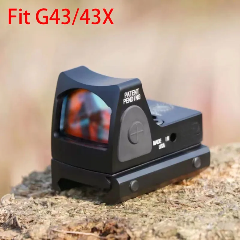 Lambul Tactical RM Glock Green Red Dot Sight Rear Mount Plate Base Tactical Airsoft RM-HD MOS Glock19 Glock17 9mm 9x19mm Pistol red dot sight