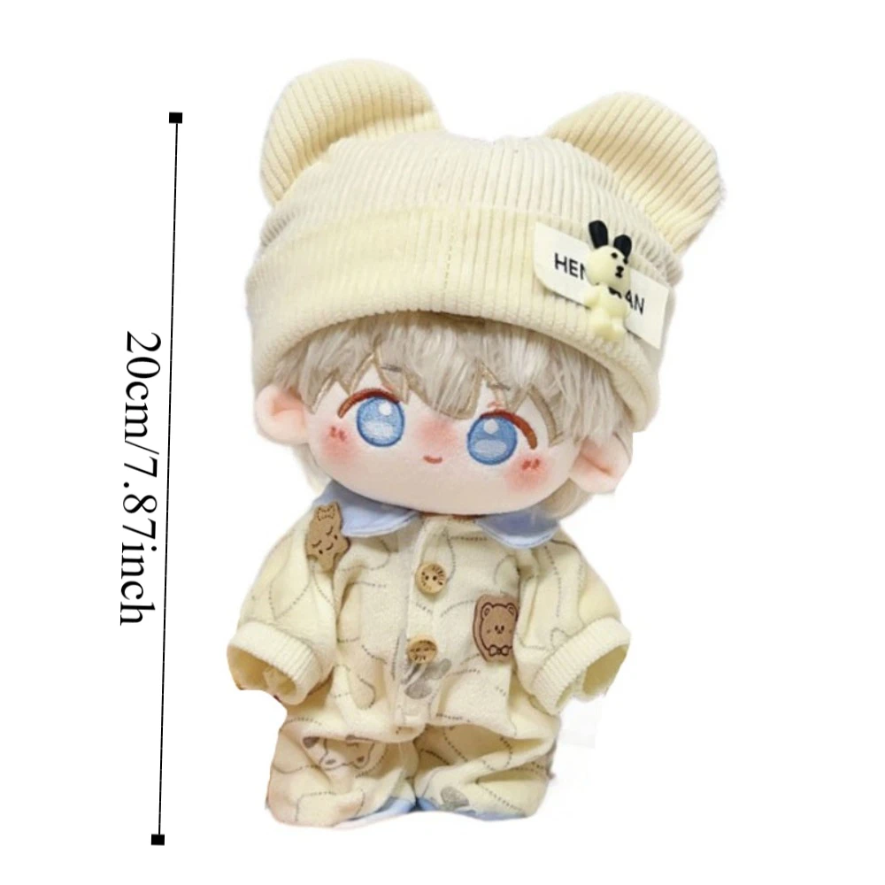 Toy Accessories 20cm Cotton Doll's Clothes Replacement Outfit Plush Dolls Clothing Set Mini DIY Clothing Doll Clothes Suit