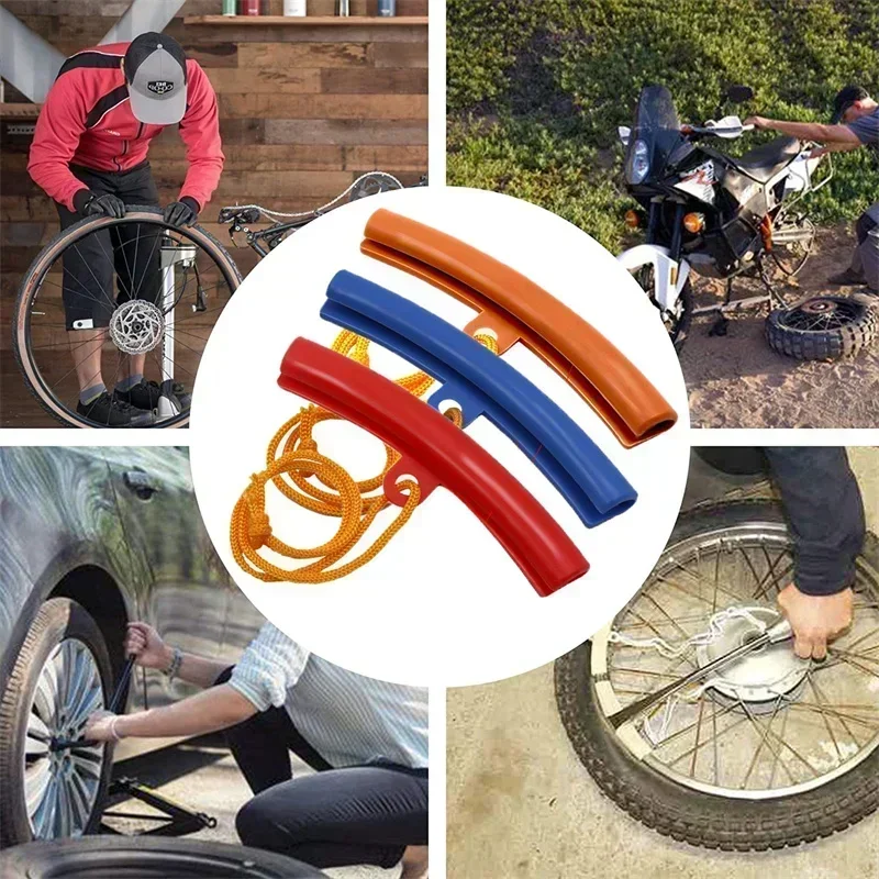 1/5PC Car Wheel Steel Ring Protective Sleeve Auto Wheel Rim Protector for Auto Bike Motorcycle Wheel Guard Rim Tyre Accessories