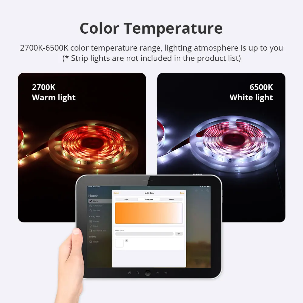 rgb led controller led strip controller rgb controller led controller Zemismart Matter Over WiFi Led Strip Light Controller RGBCW Smart Led Driver Support Smartthings Alexa Google Home App Control