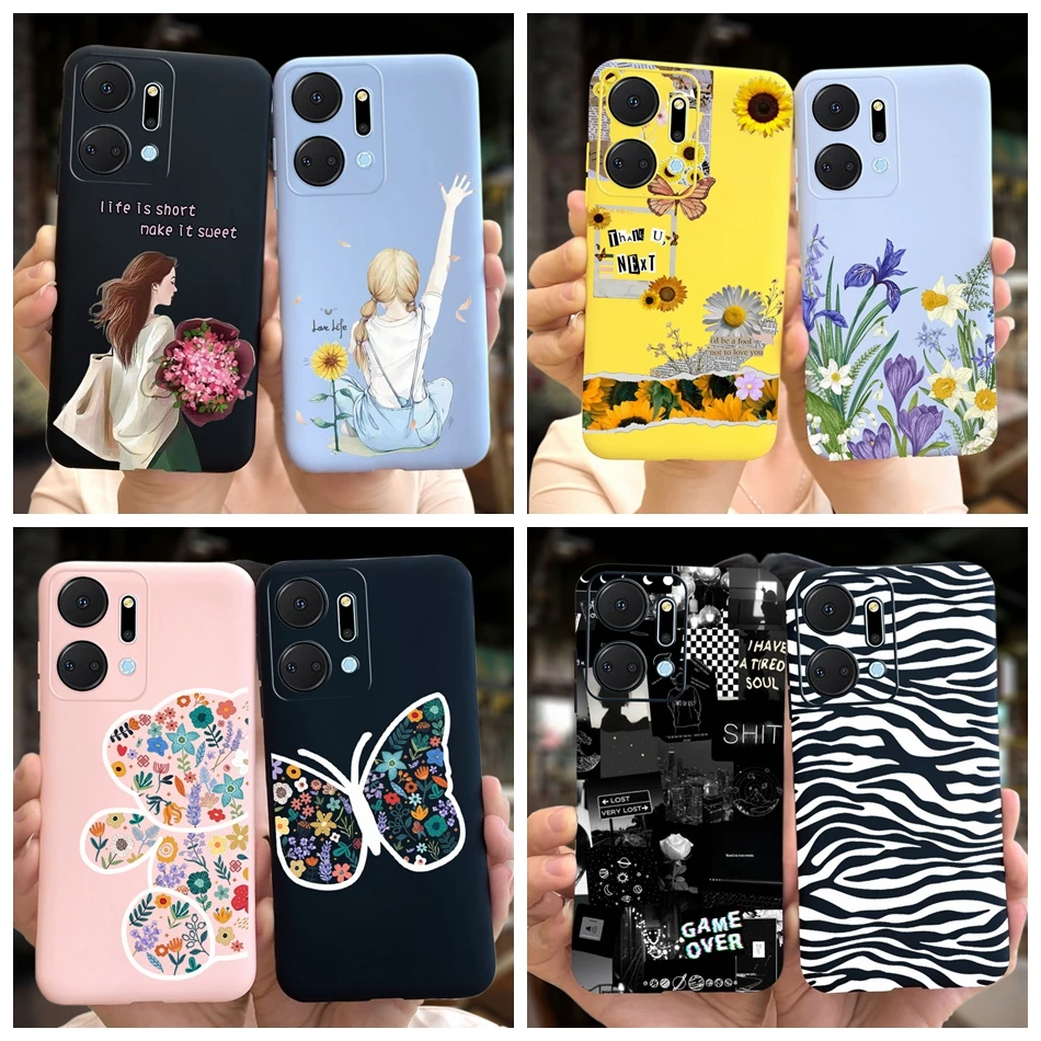 Per Honor X7A Rky-Lx2 Custodia Per Telefono Honor X7 Cma-Lx2 Custodie In Silicone Morbido Color Caramella Moda Per Honor X7A X7 X 7 7A 4G 5G