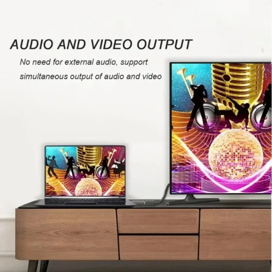 Displayport para hdmi-adaptador 4k/1080p dp para hdmi adaptador macho para  fêmea conversor de áudio de vídeo para pc portátil projetor - AliExpress