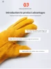 Men Work Gloves Soft Cowhide Driver Hunting Driving Farm Garden Welding Security Protection Safety Mechanic Glove 5