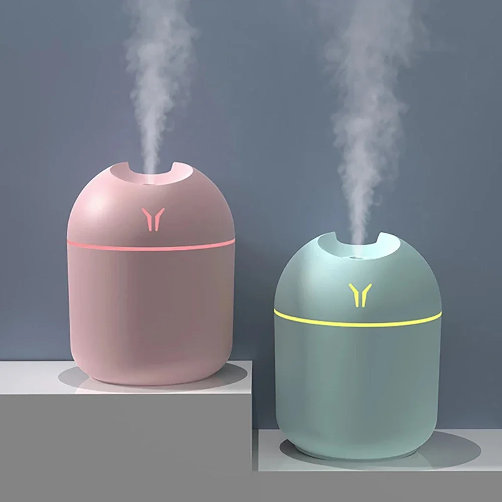 New Humidificador Mini Air Humidifier Aroma Essential Oil Diffuser Portable Humidifier for Home Car USB with LED Night Lamp