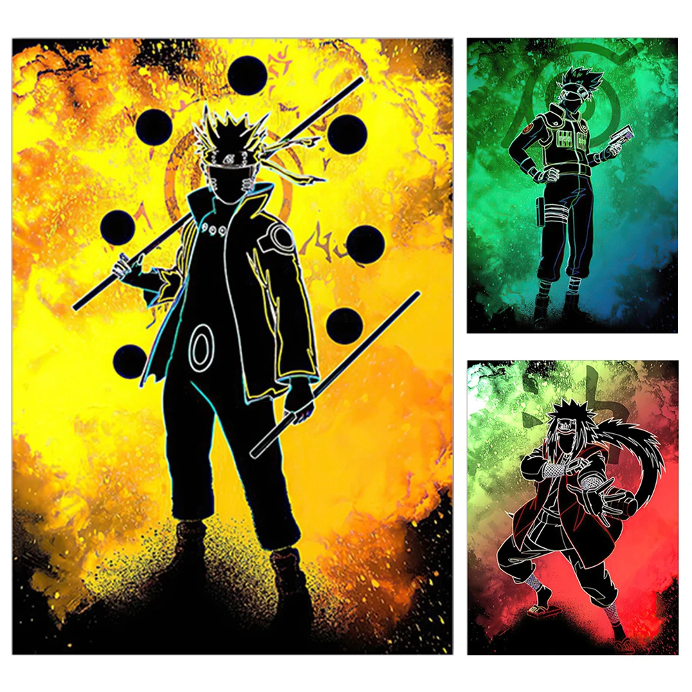 Anime Naruto Shippuden Character Group Canvas Poster Print 40 x 60