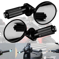 Adjustable Viewing Angle Handlebar Mirrors with Durable Aluminum Alloy Construction (A)