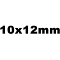 10x12 mm