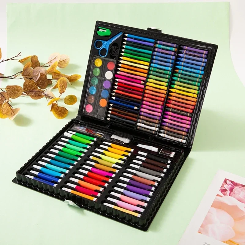 150Pcs Art Set Portable Drawing Painting Art Supplies Gifts Kids