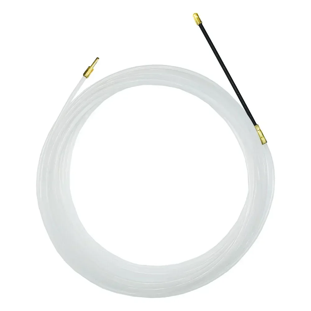 Strong Retractable Cable Aid Flexible Nylon Spring Long 3mm Pull Wire Practical Eyelet Efficient Cable Installation