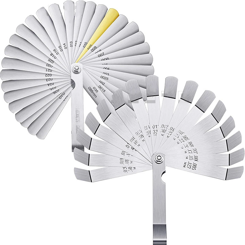 High Precision32pcs In 1 Feeler Gauge 0.040.88mm Stainless Steel Gap