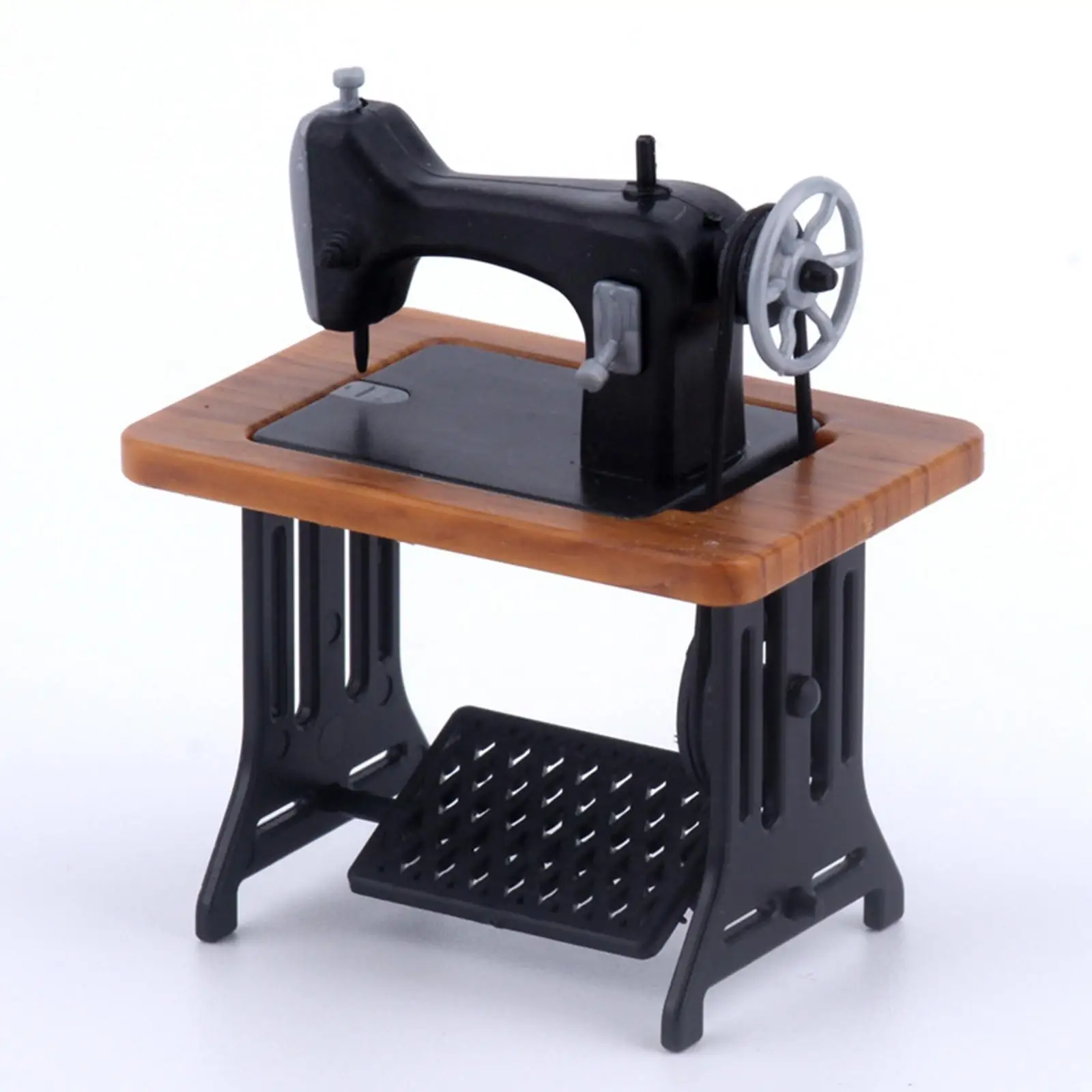 

Dollhouse Furniture Sewing Machine Tailor Toy, Decorative Pretend Toy, 1:12 Kids Gift Doll Home Life Scene for Girls Children