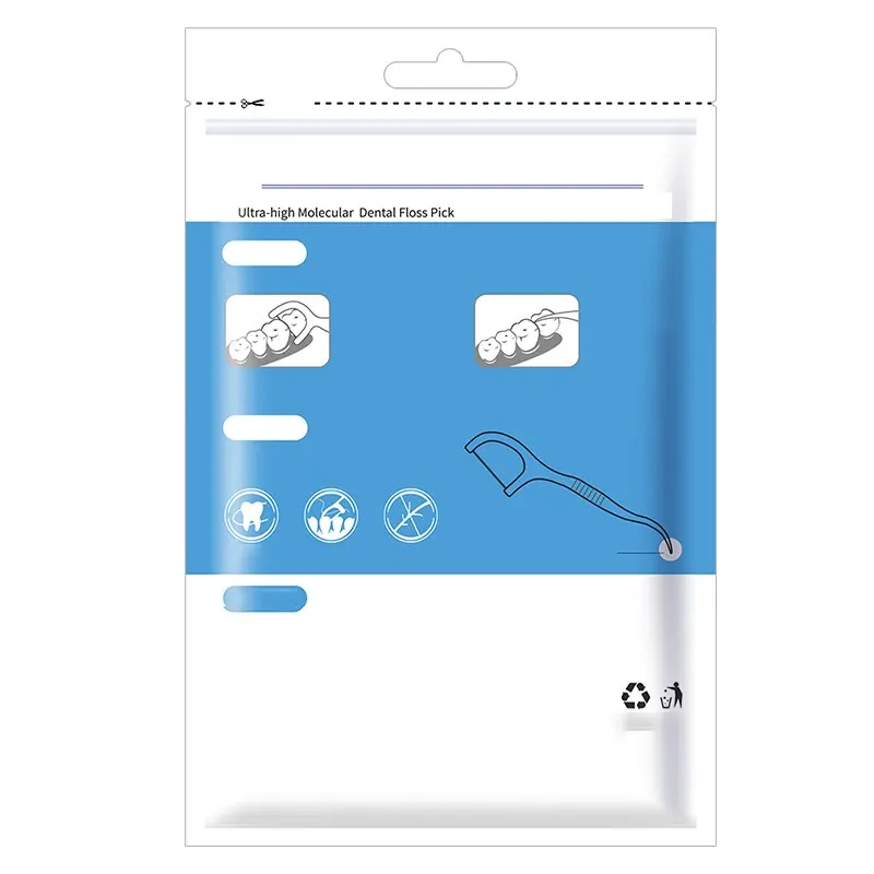 200pcs Dental Floss and Plastic Toothpicks for One-time Cleaning of Dental Gaps-Oral Care 2