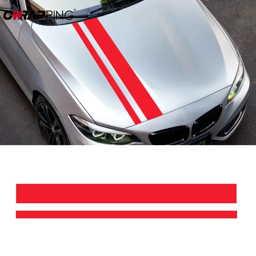 Car Hood Stickers Auto Vinyl Stickers Bonnet Decal for VW Volkswagen Tesla Skoda Volvo Suzuki BMW Seat Subaru Car Accessories