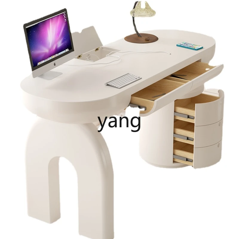 

CX Cream Desk 1.2/1.4 M 1.6 Home Study Computer Study Table Student Desk
