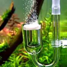 

1PC Glass Spiral Co2 Diffusers Aquarium Fish Tanks CO2 Atomizer Carbon Dioxide Reactor Disces For Aquarium Planted Tank Supplies