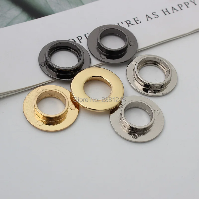 10-30-100pcs High quality planar circular eyelet dress luggage hardware accessories metal fitting hardware pressed round eyelets