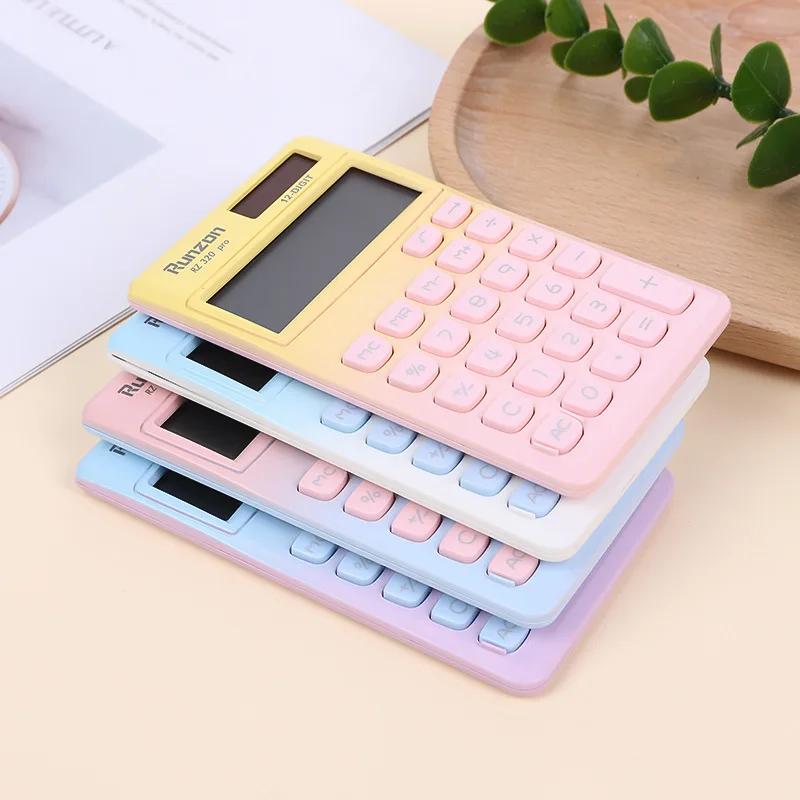 Solar-Powered Calculator, Cute & High-Appearance Scientific Calculator for Students, Small & Portable - 3