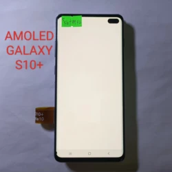 AMOLED-LCD Galaxy S10 Plus avec cadre, défaut de point noir, modèle adapté, G9750, G975F, G975B, G975D, S