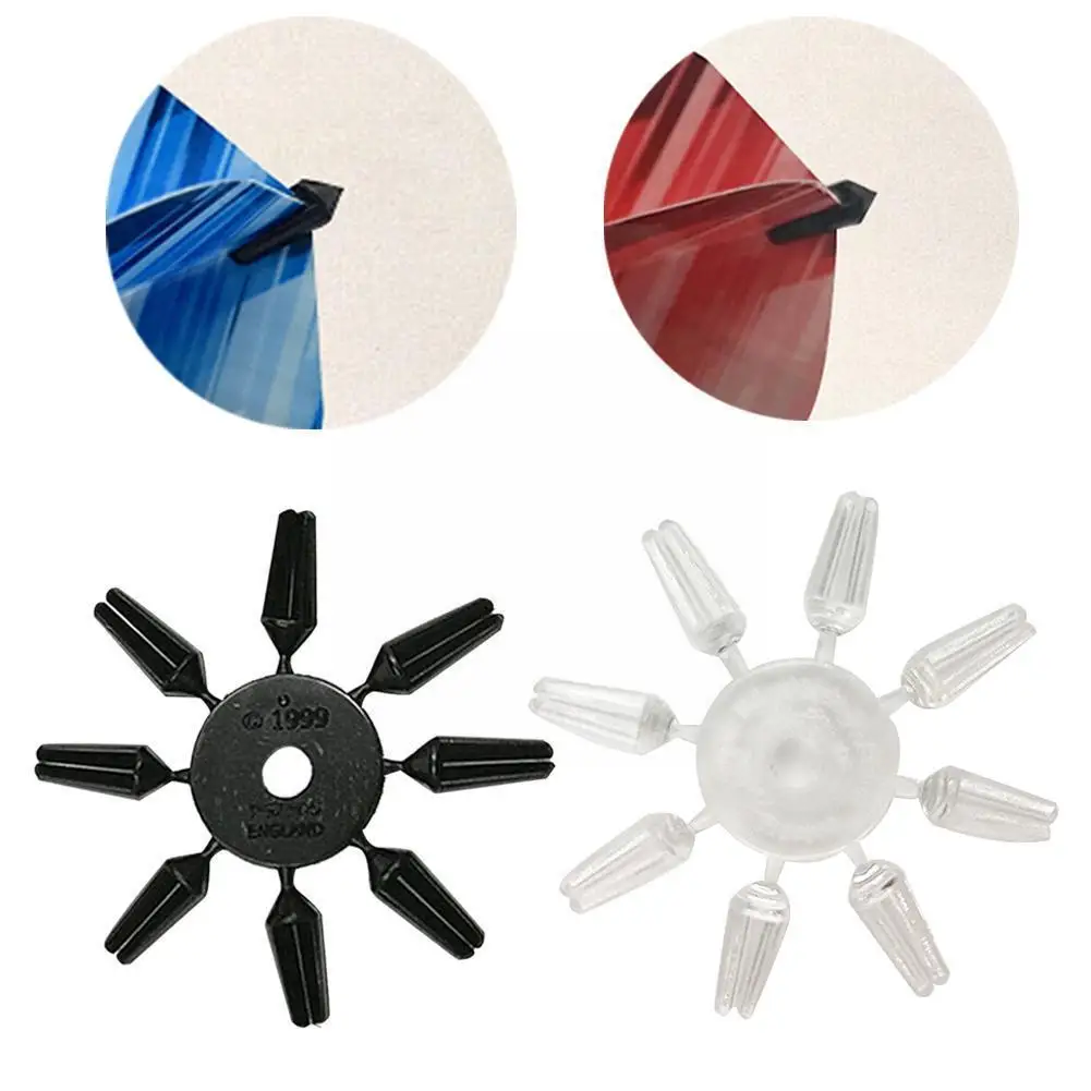 8pcs/Set Dart wing protector Alloy Darts Flight Savers Black Tail Accessories Tip Darts White W8Z5