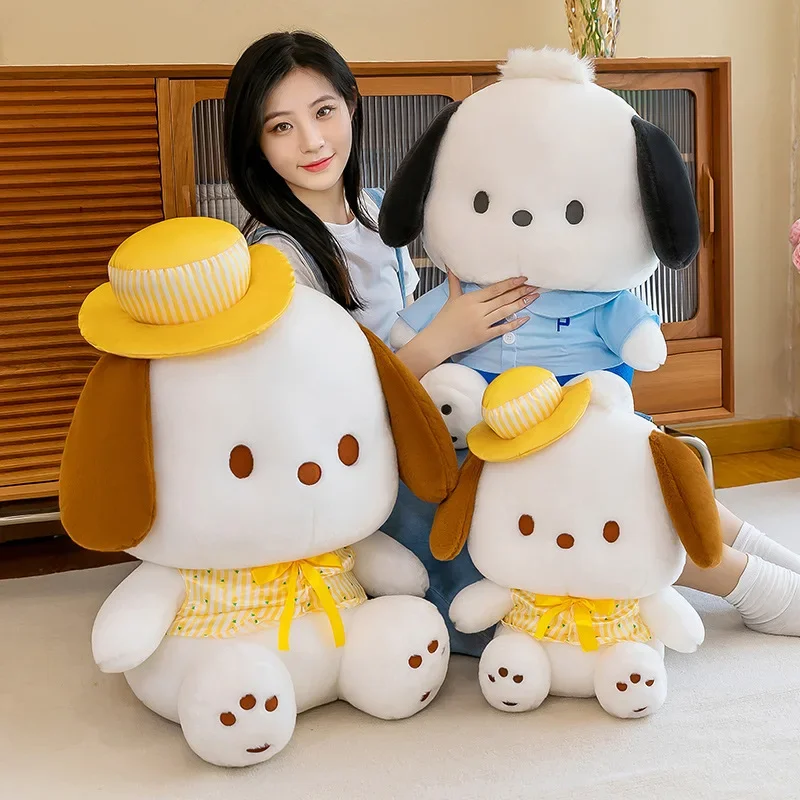 

Pochacco Series Plush Pillow Dolls Sanrio Kawaii Puppy Plushie Doll Cushion Home Decor Kids Toys Birthday Holiday Couple Gift
