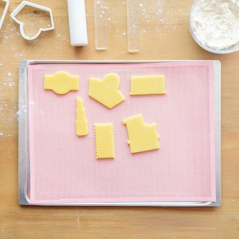 Cookie Silicone Pad Mat Bakeware Mat Silicone Oven Heat Insulation Pad Cookies Mats Baking Liner Non-stick Thick Kitchen Tools