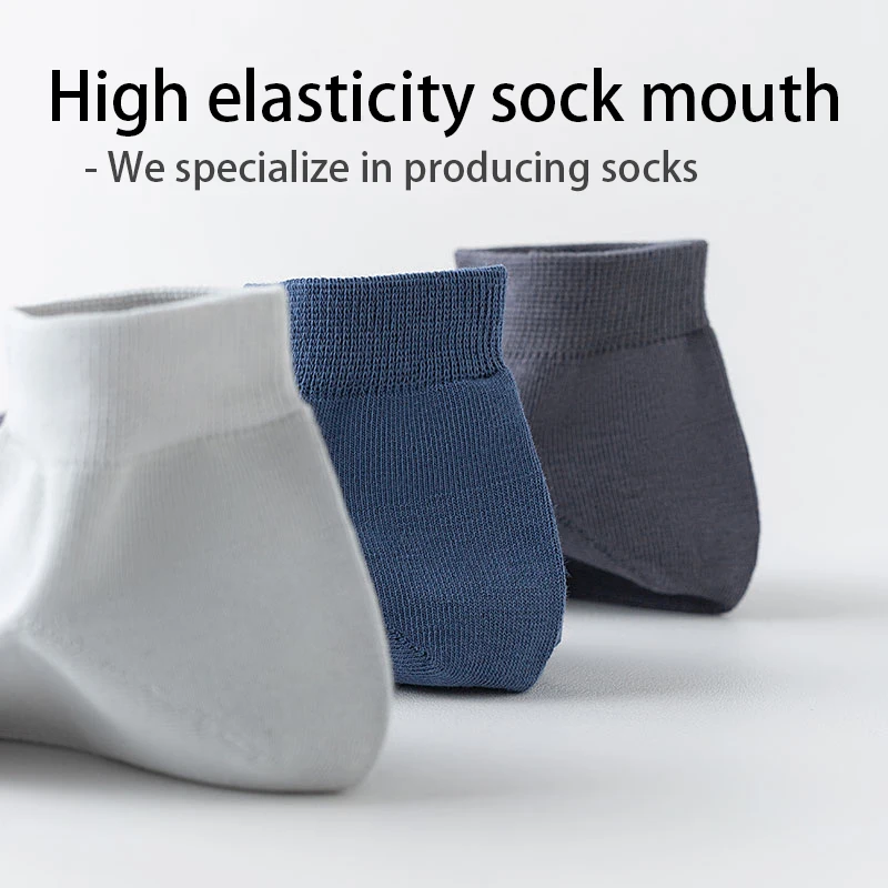 Men's Cotton Blend Ankle Socks (6 Pairs), Comfortable Everyday Casual Socks S54e2b3635c3240bf9177302000df5e80S