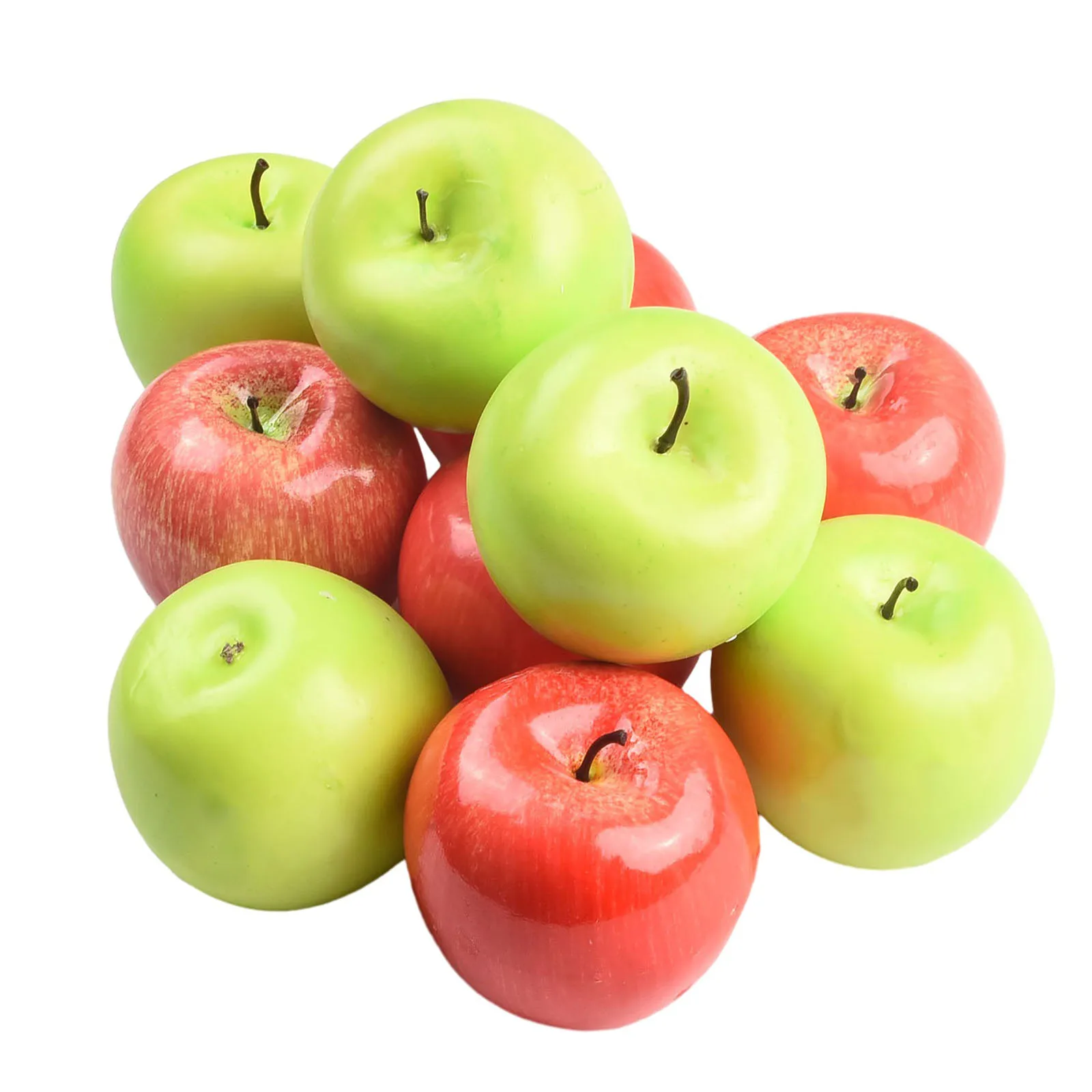 Description Picture 6 of item10PCS Artificial-Apple Fake Fruits Home Bedroom Living Room Decoration Festive Party Supplies Artificial Fruit Pink Red Green