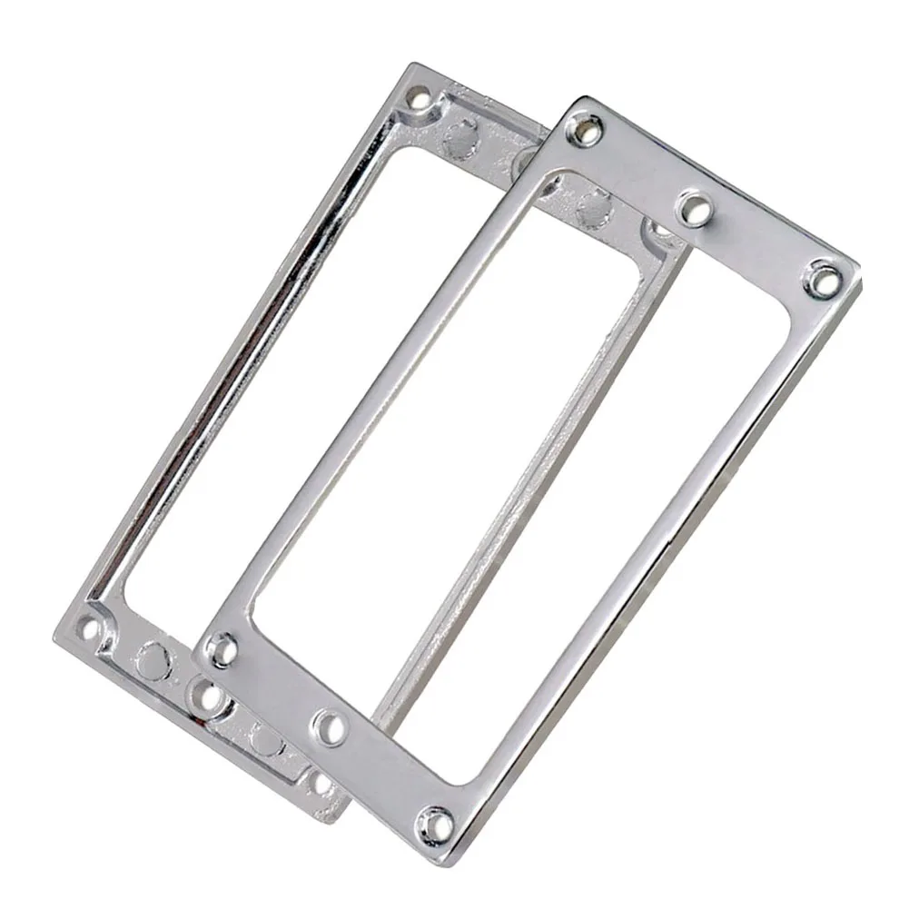 

Guitar Humbucker Pickup Surround 2Pcs 2mmx2mm Frame Guitar Humbucker Metal Mounting Pickup Surround High Quality