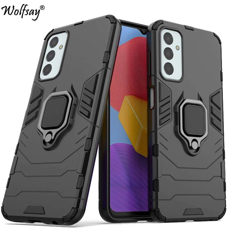 Per Samsung Galaxy M13 Custodia Armor Supporto Di Aspirazione Magnetico Copertura Completa Del Bordo Per Samsung M13 Custodia Per Samsung M13 M23 M22 