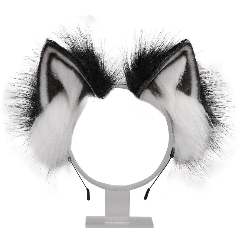 Cosplay Headpiece Cat Ears Headband Imitation Fur Animal Cosplay Props Lolita Headwear
