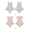Girls Swimsuit  Amoi Baby One Piece Sling Print Cute Beach  Bikini Swimwear Baby Girl Swimsuits 2-7Y biquini infantil menina 3