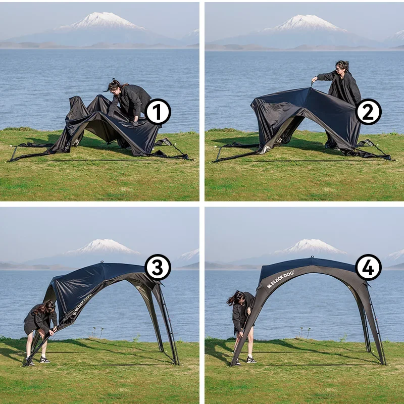 Large Waterproof Camping Dome Gazebo 6