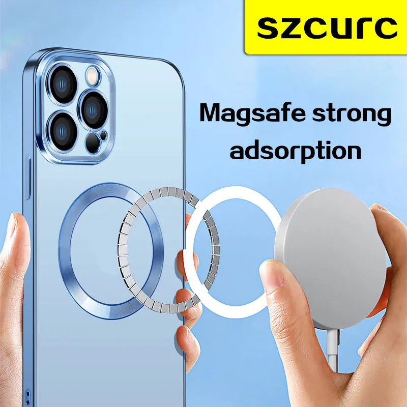 New magsafe High-end luxury For iPhone 14 Pro Max Phone case iphone 12 13 plus Magnetic suction ultra-thin protective cover bag