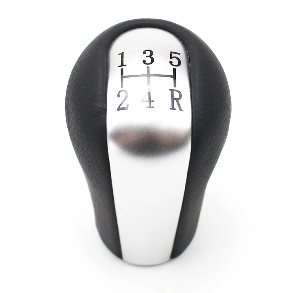 

Silver PU Leather 5 6 Speed MT Car Gear Shift Knob for TOYOTA Corolla Verso RAV4 Yaris Vios 1992-2009