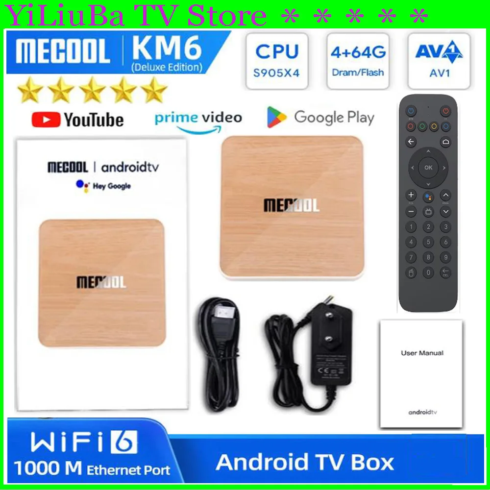Mecool KM6 Anunciado con Amlogic S905X4, Android TV 10 y soporte para