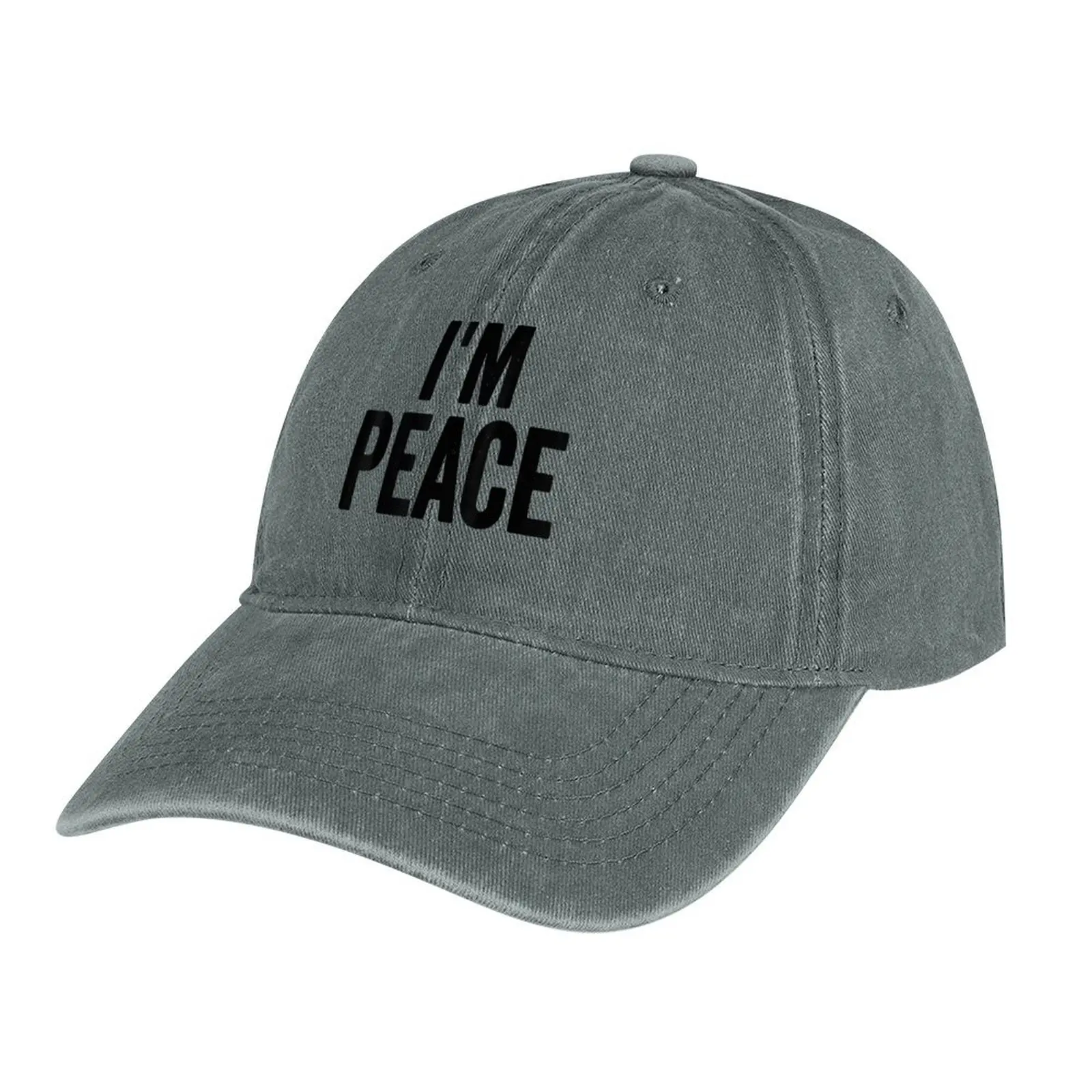 

I'M PEACE - I COME IN PEACE Funny Couple's Matching Cowboy Hat Kids Hat dad hat Uv Protection Solar Men's Baseball Women's