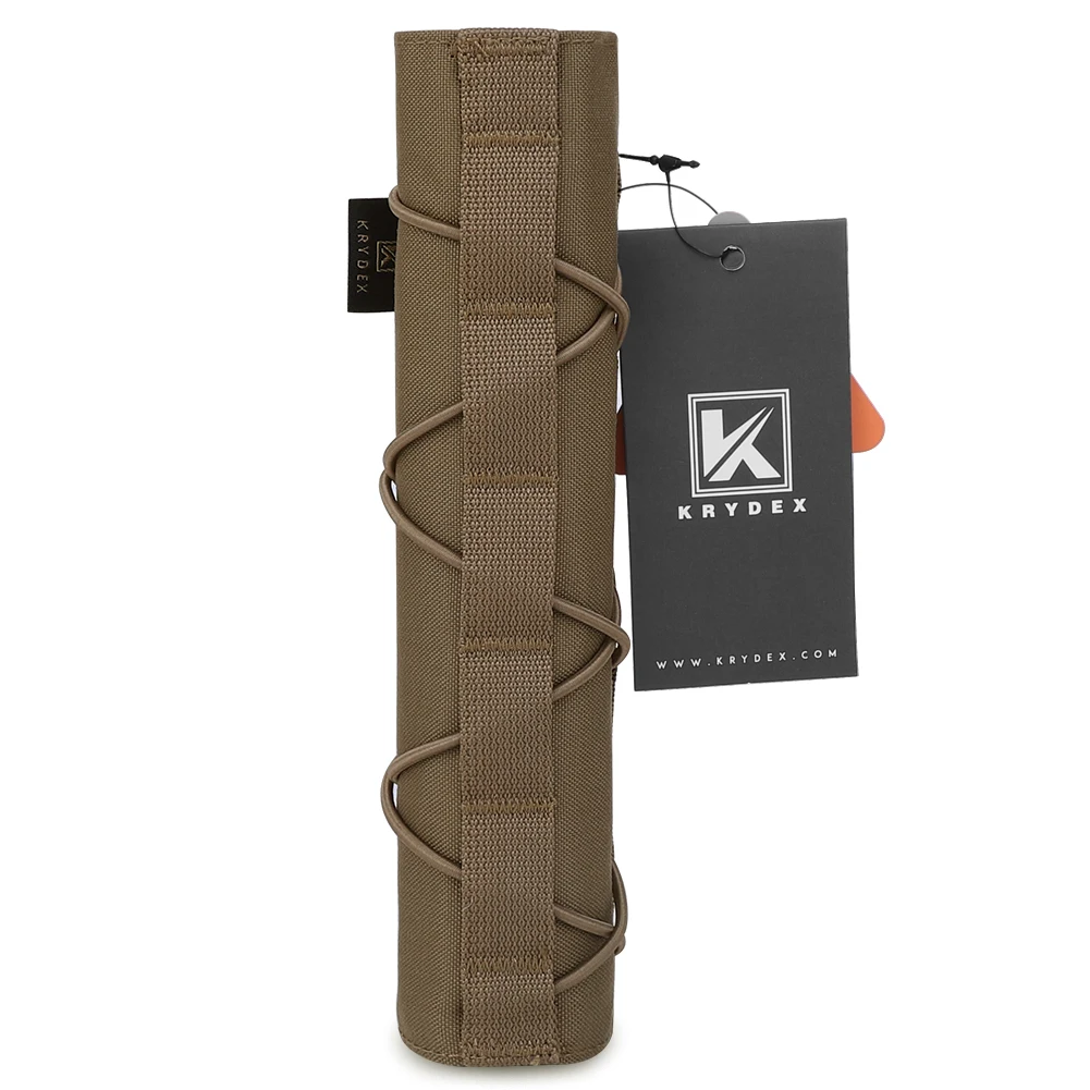 KRYDEX Taktische 22 cm Suppressor Schutzhülle Fall Schalldämpfer Schild Hülse Abdeckung Schießen Jagd Camouflage Zweck – Detail 7