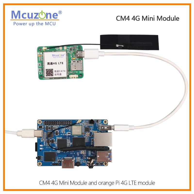 Mini Módulo Cat4 Driver Plug And Play Usb-c ou 125 Interface de 4pin Raspberry pi Orange pi Jetson Nano Ubuntu Linux Cm4 4g - Imagem 3