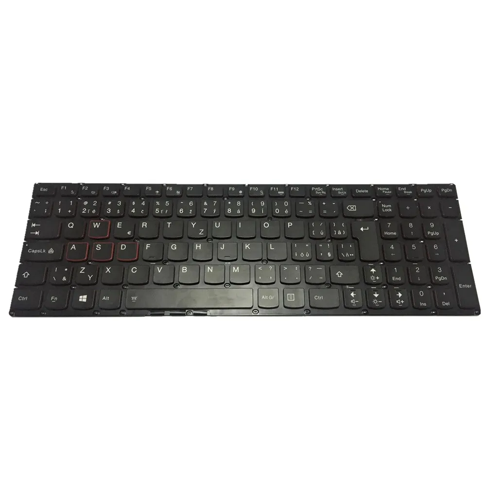 

Laptop New for Lenovo IdeaPad Y700 Y700-15ISK Y700-17ISK CZ CS Keyboard Backlit PK130ZF1A2 Czech Slovak Klávesnice