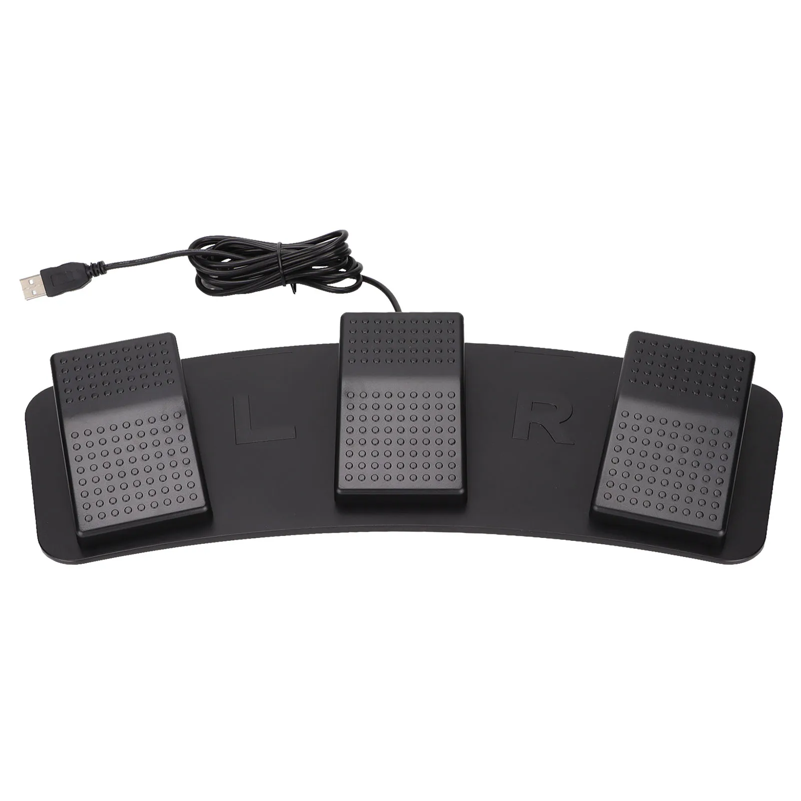 USB Triple Foot Switch Pedal Multifunctional Ergonomic for Playing Games Factory Testing