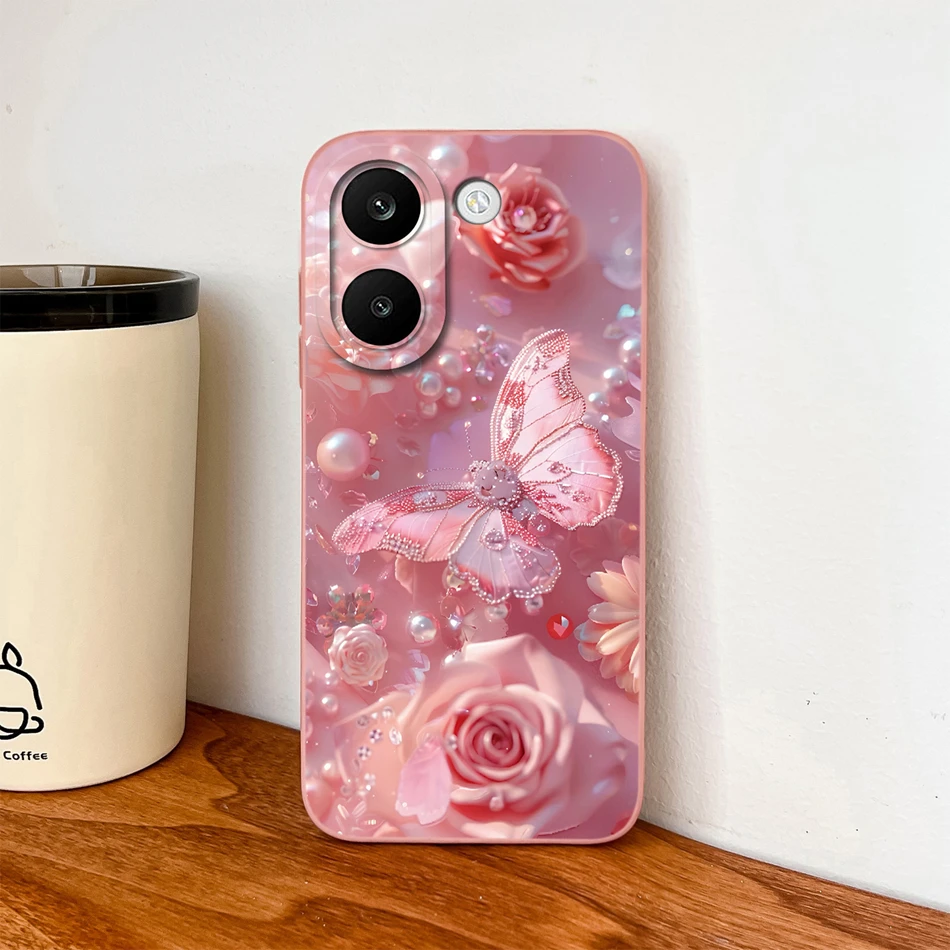 Creative Fruit Pattern Slim Silicone Phone Case with Lens Protection - Soft Back Cover