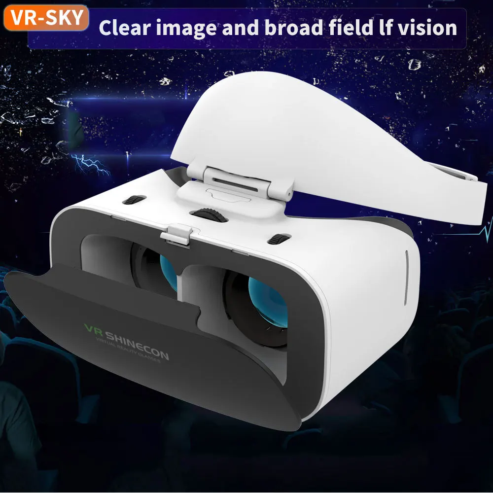 G19 Reality 3D VR Shinecon Google Cardboard Headset Virtual Glasses For Ios Android Smartphone_voghion.com