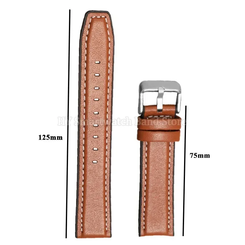 Premium Leather Watch Band - Quick Release, Waterproof
