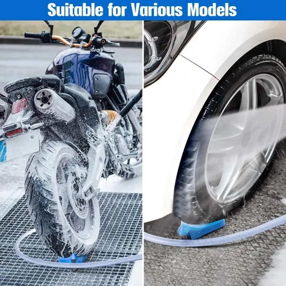 Car Hose Guide Car Washing Detailing Bicycle Hoses Guard Tire Hose Roller Prevents Pressure Washer Stuck Tire Hoses Guide