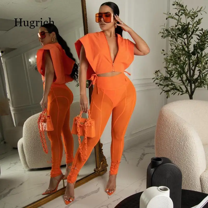 

2022 Летняя Сексуальная Европейская и американская Женская одежда, прозрачный сетчатый жилет с завышенной талией и бедрами, костюм-майка